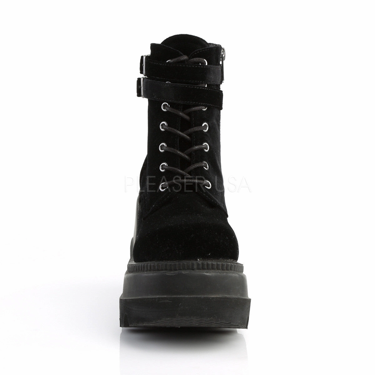 4 Inch Heel SHAKER-52 Black Velvet