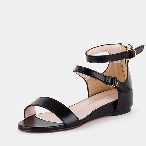 *UK size 13 - PIPER - black , 2cm heels