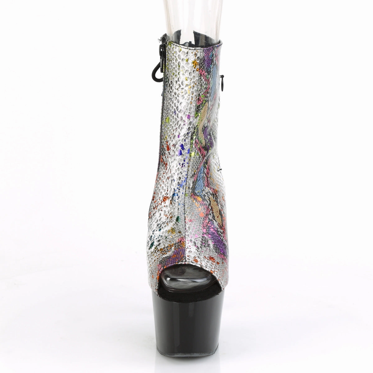 ADORE-1018SP  Multi-Color Snake Print/Black