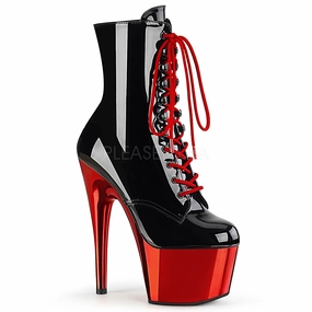 ADORE-1020  Black Patent/Red Chrome
