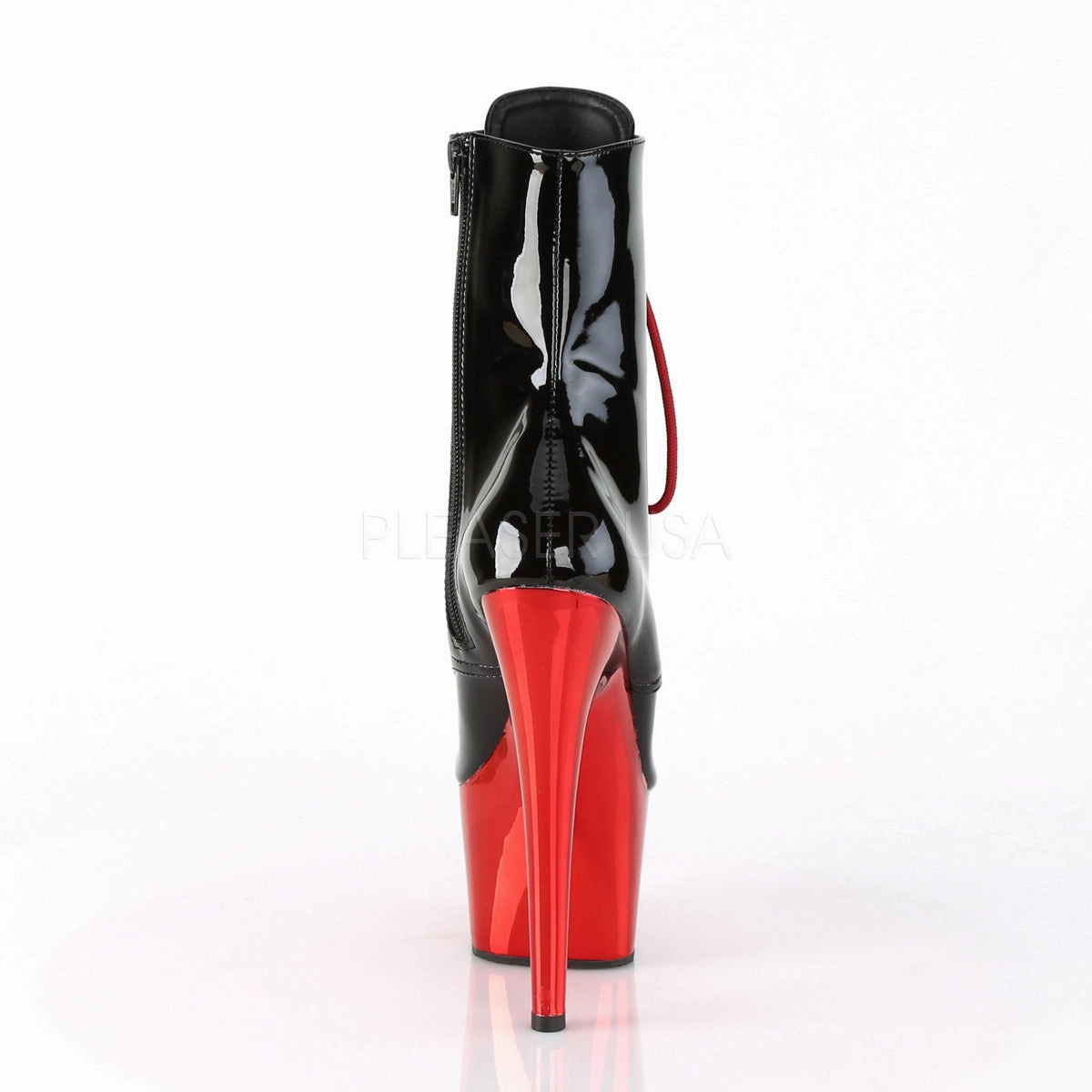 ADORE-1020  Black Patent/Red Chrome