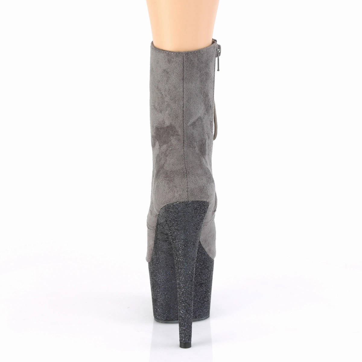 ADORE-1020FSMG  Grey Faux Suede/Grey Multi Mini Glitter