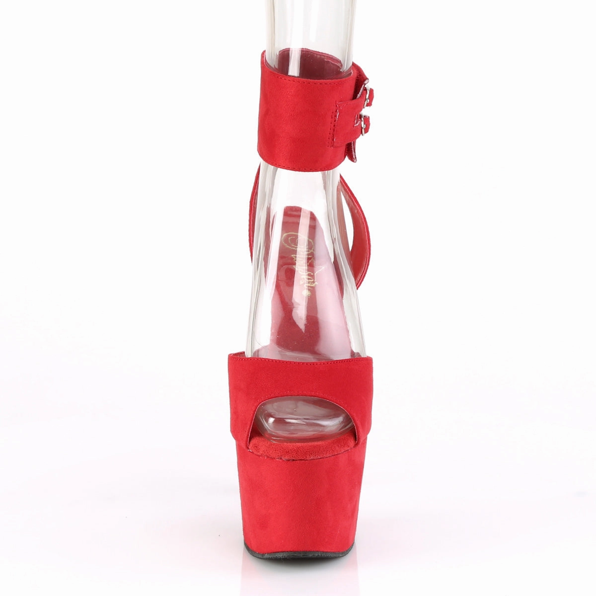 ADORE-791FS  Red Faux Suede/Red Faux Suede