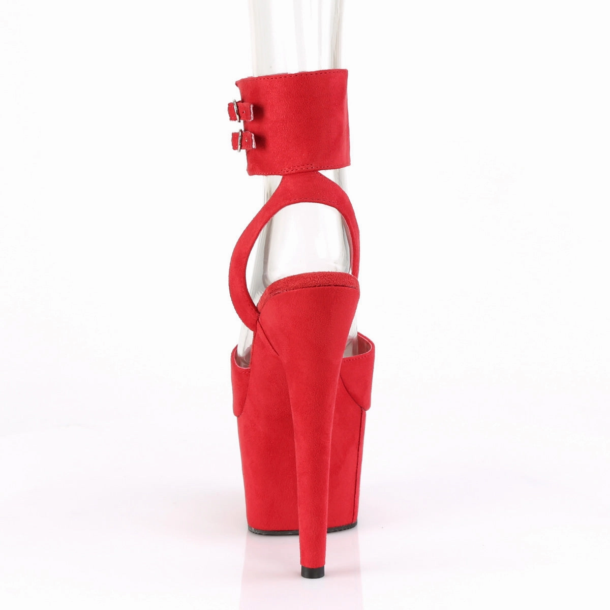 ADORE-791FS  Red Faux Suede/Red Faux Suede
