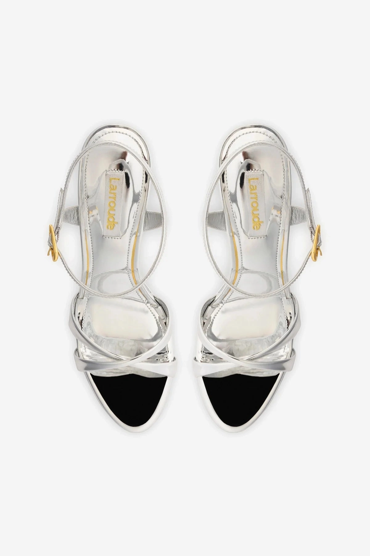 Angelina Sandal In Silver Specchio