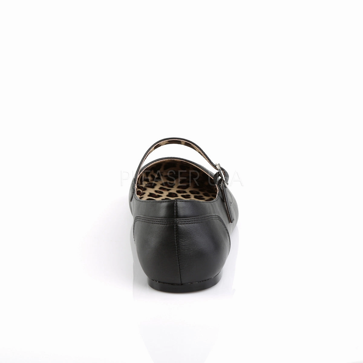 ANNA-02  Black Faux Leather