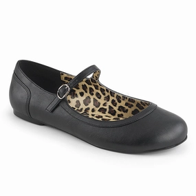 ANNA-02  Black Faux Leather