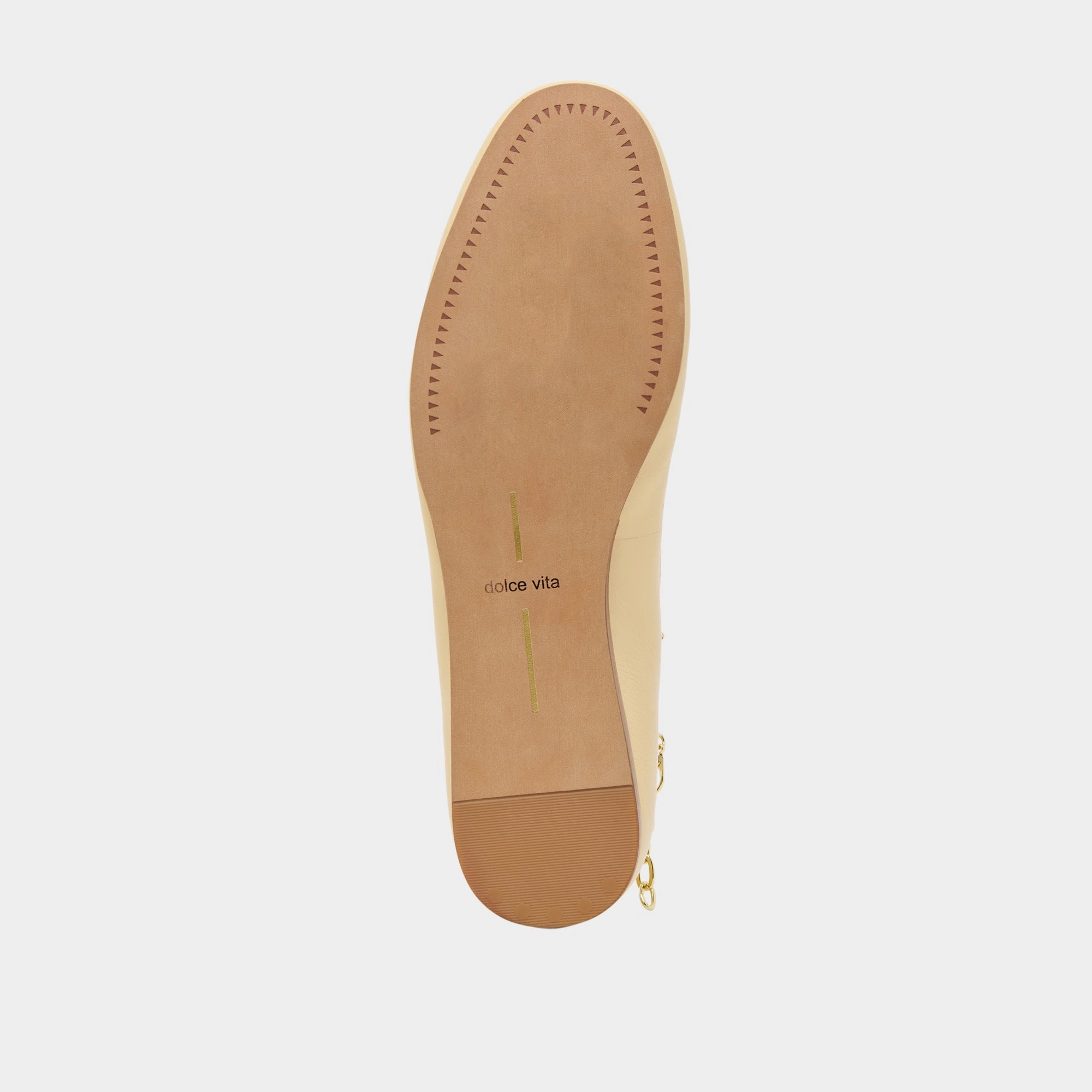 BAIDEN BALLET FLATS WARM NATURAL LEATHER