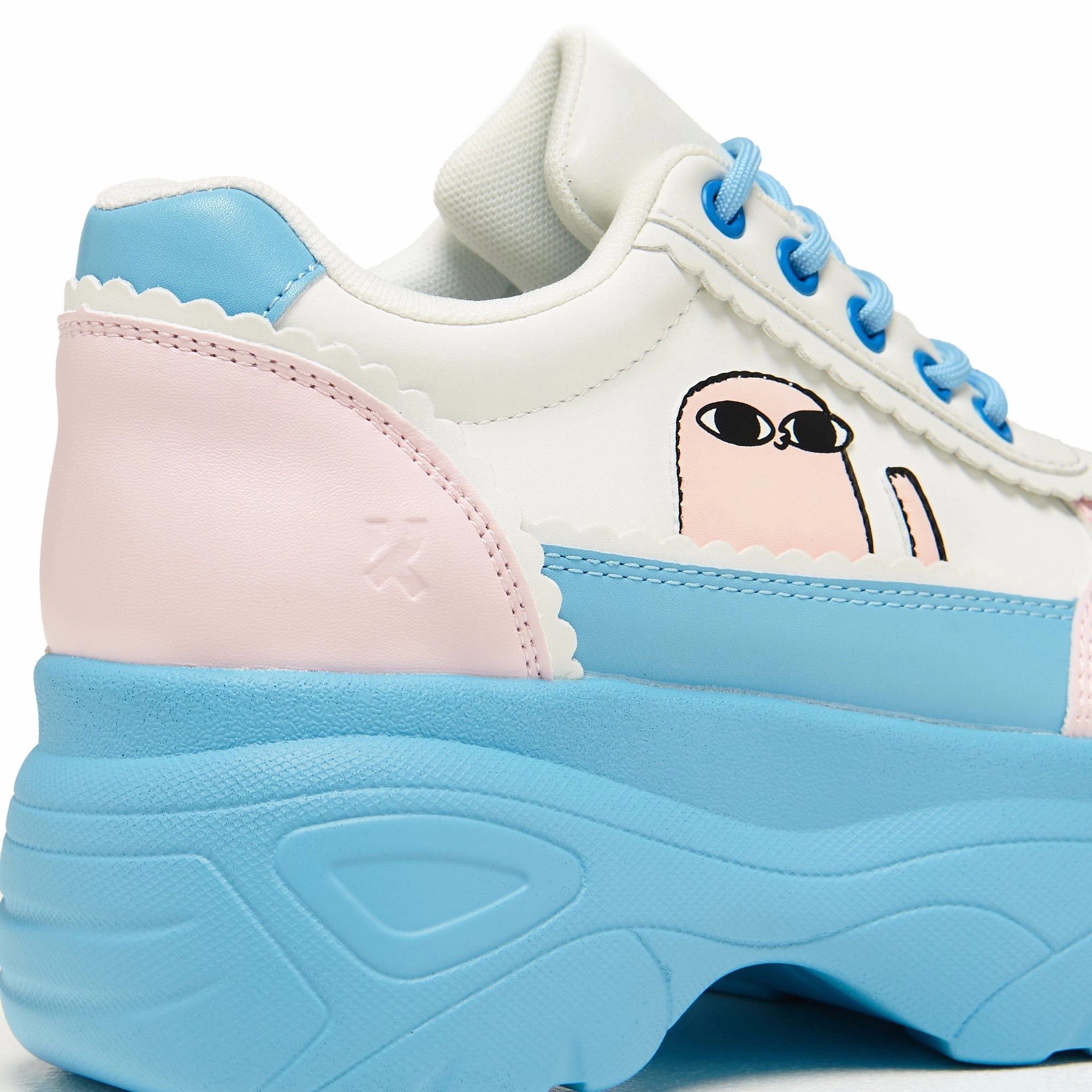 Bean says Hi Chunky Trainers - Blue