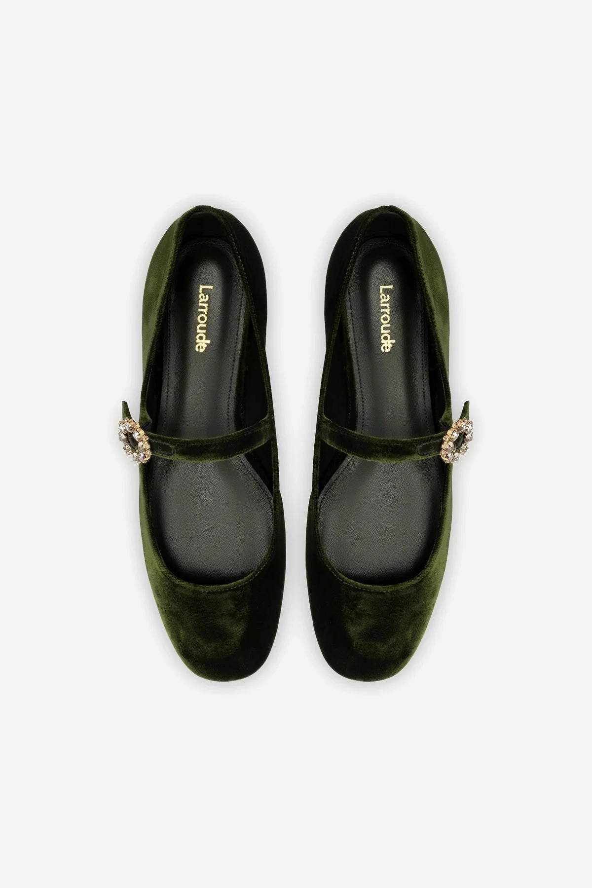 Blair Ballet Flat In Bosco Velvet