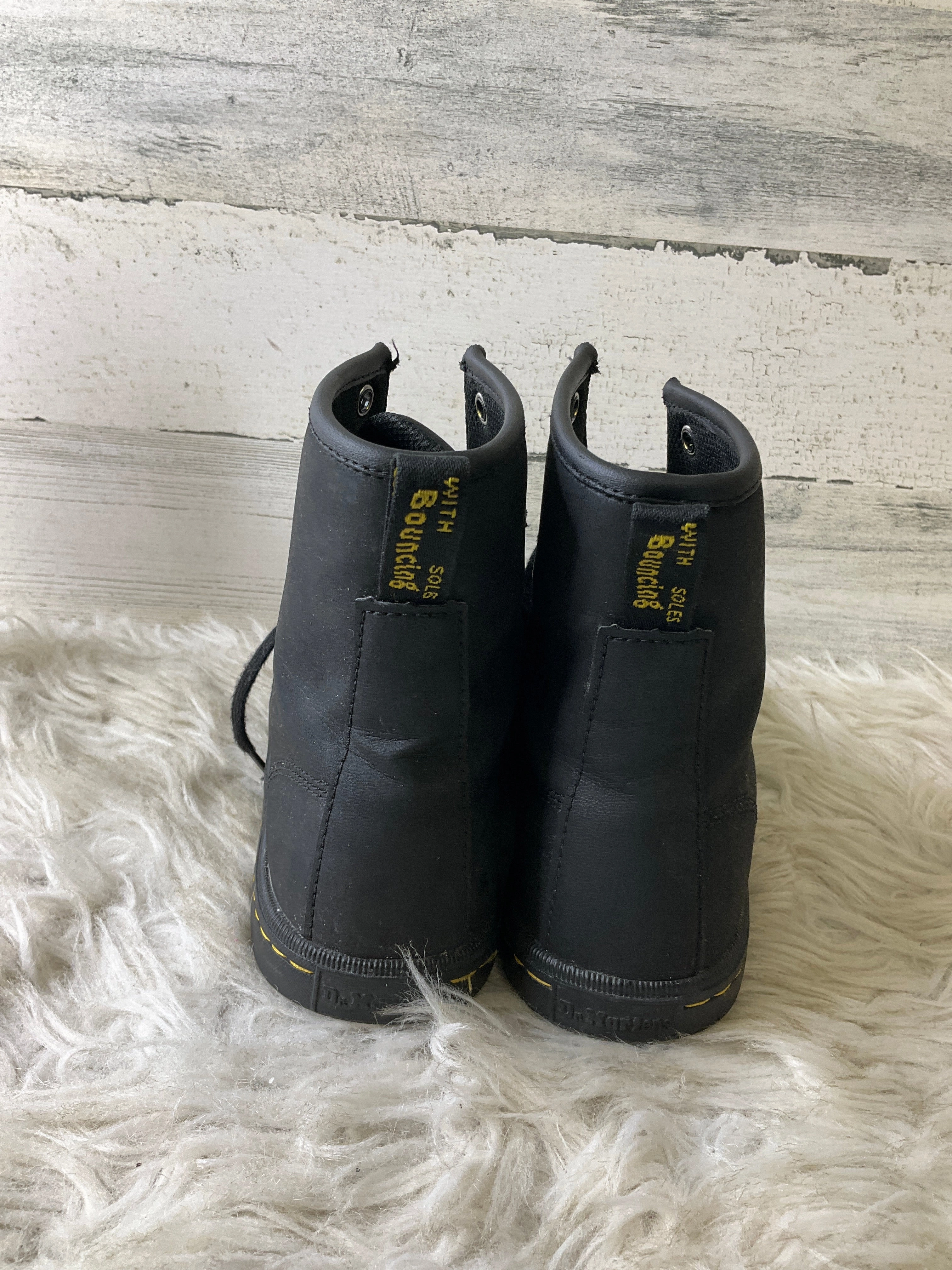 Boots Ankle Flats By Dr Martens In Black, Size: 8.5