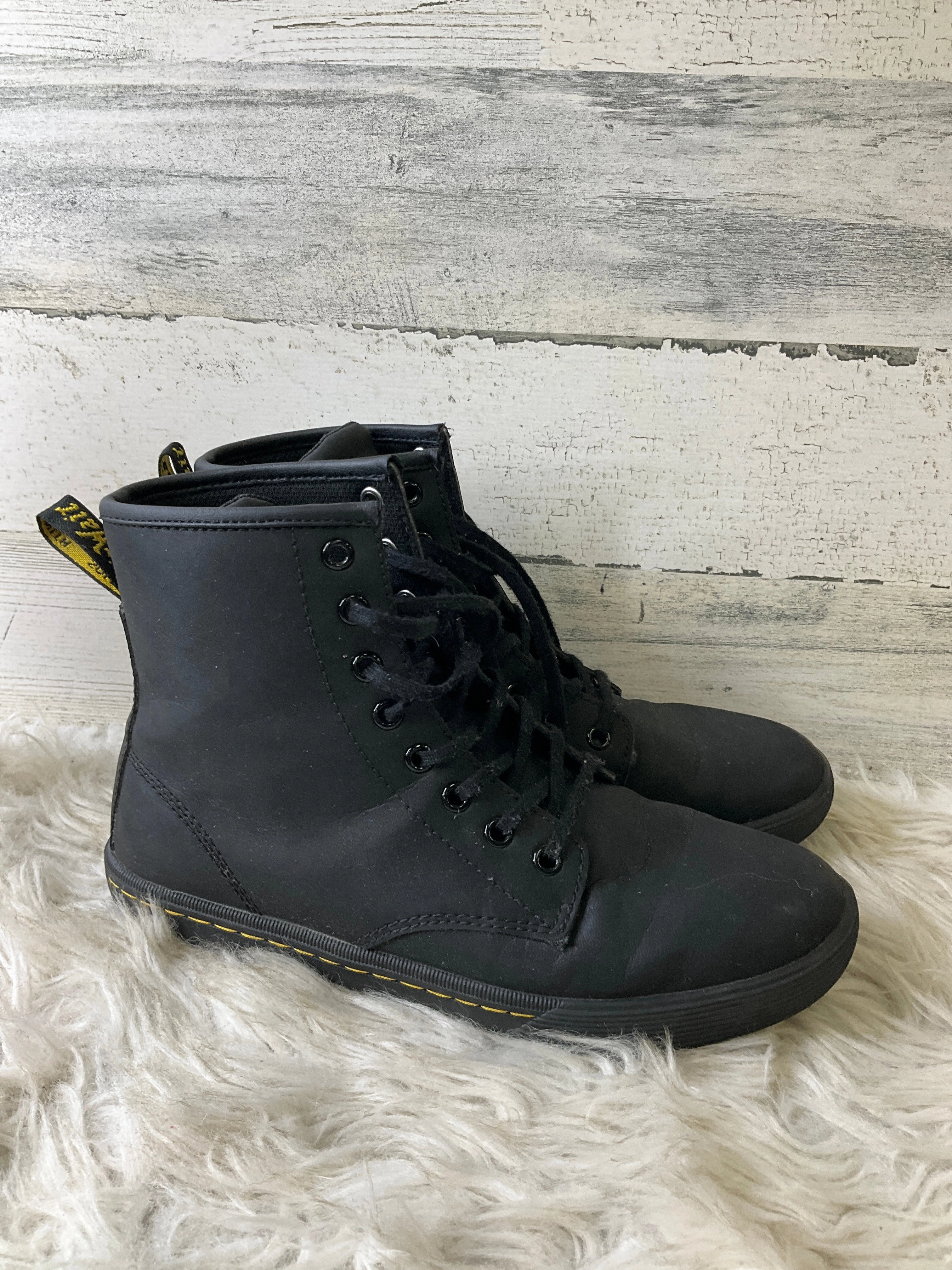 Boots Ankle Flats By Dr Martens In Black, Size: 8.5