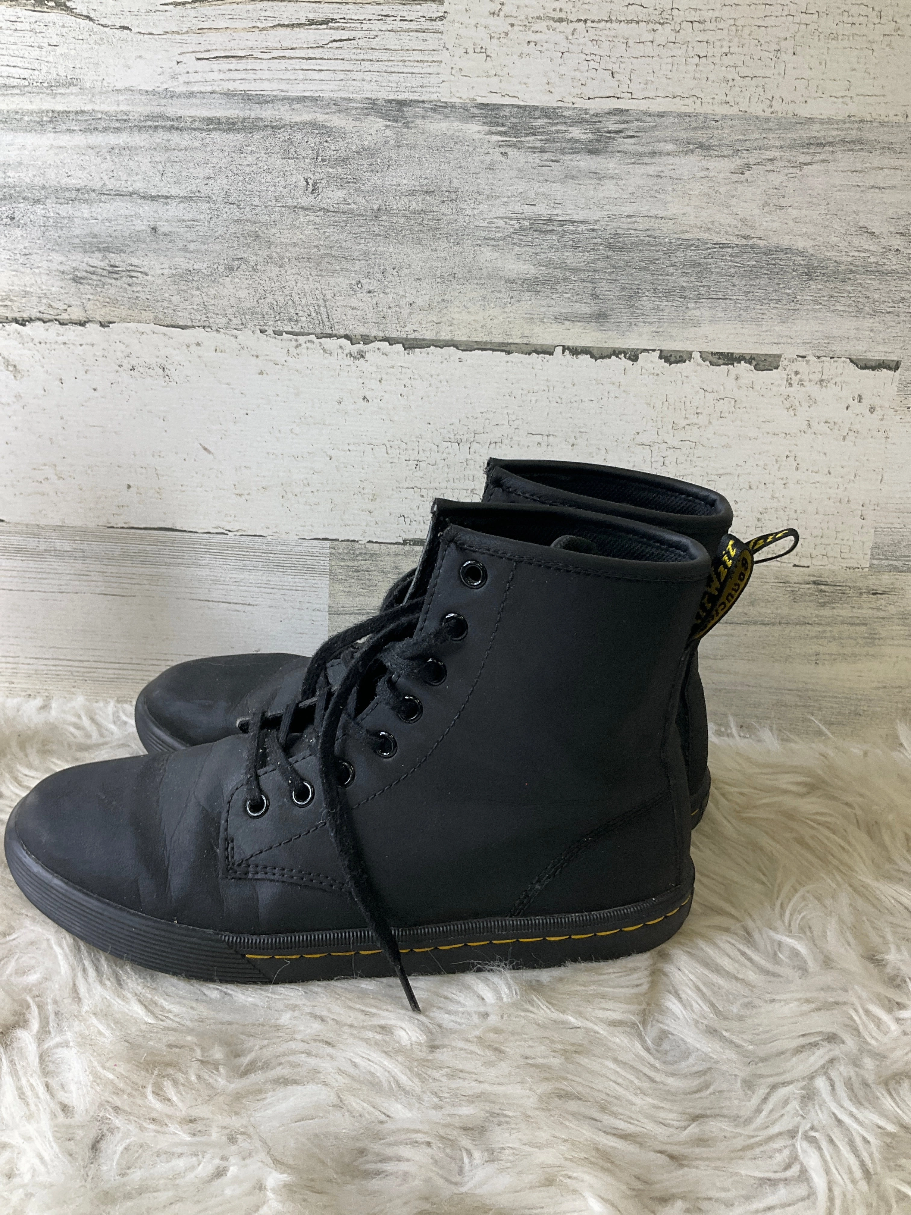 Boots Ankle Flats By Dr Martens In Black, Size: 8.5
