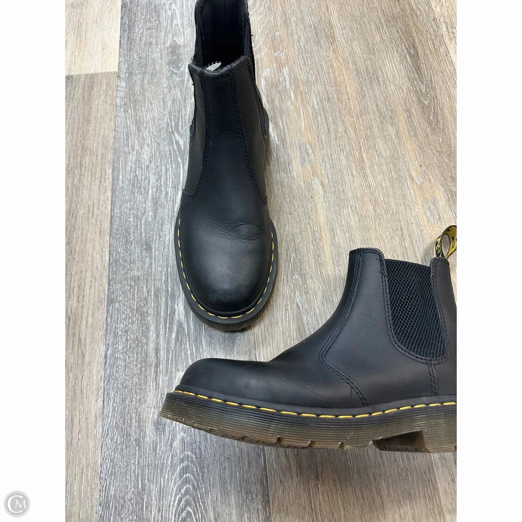 Boots Ankle Flats By Dr Martens In Black, Size: 8