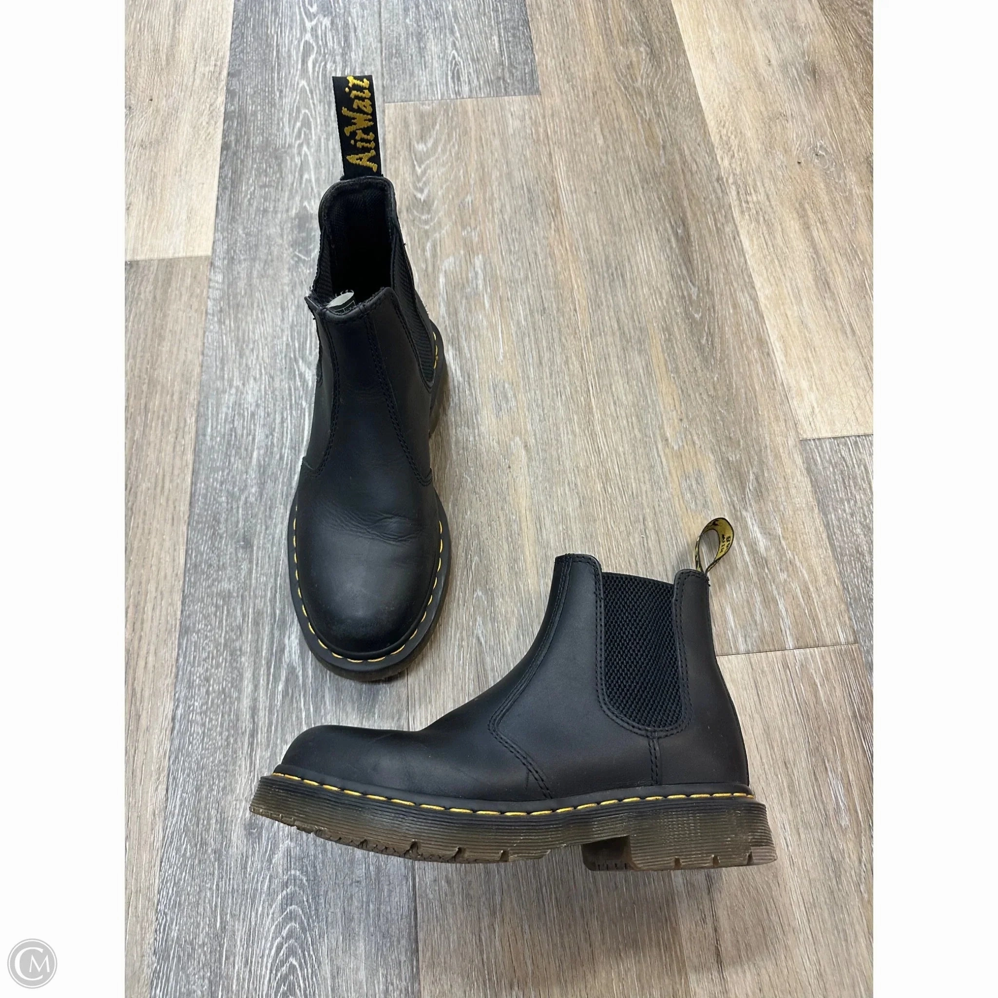 Boots Ankle Flats By Dr Martens In Black, Size: 8