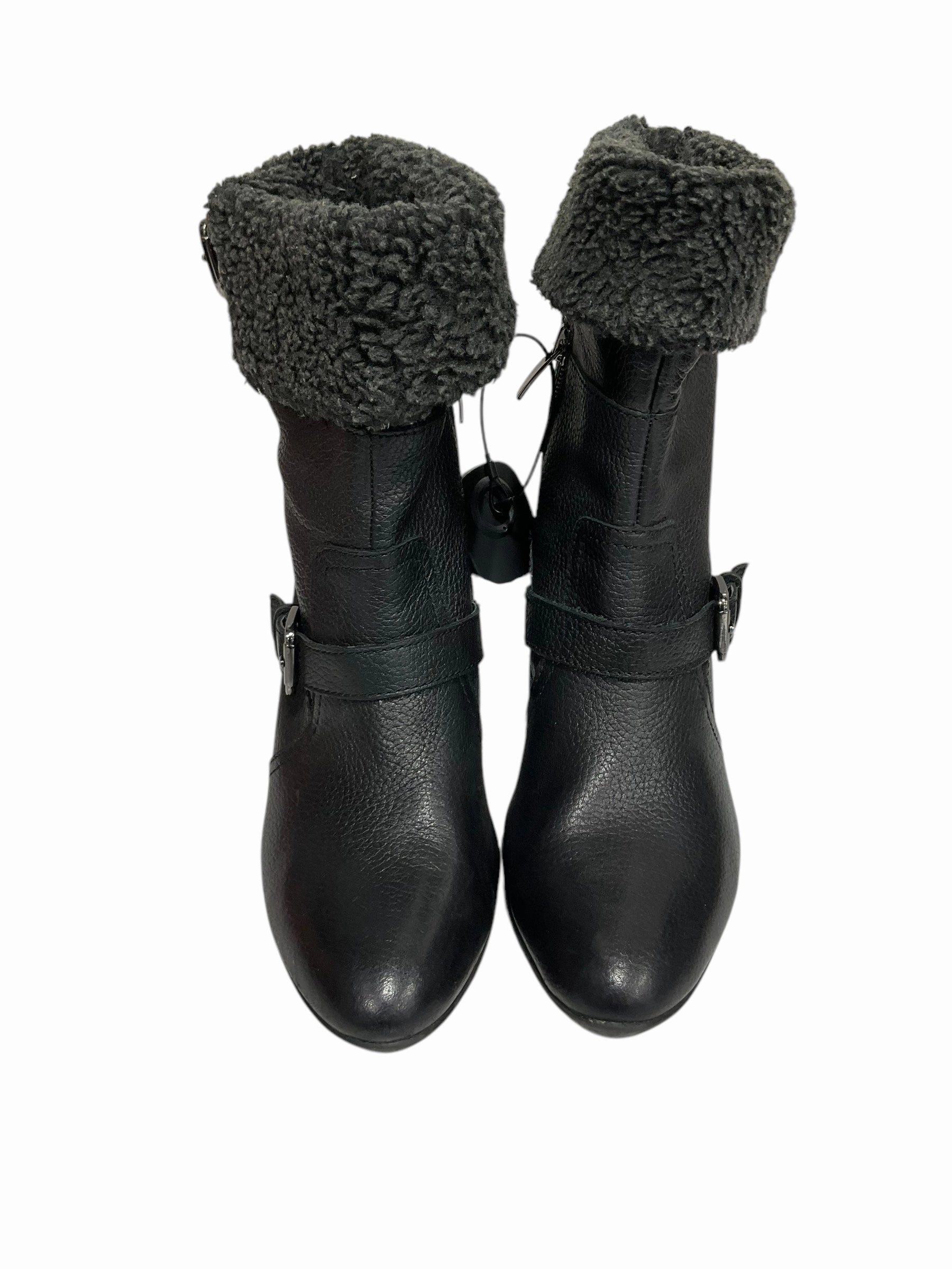 Boots Ankle Heels By Anne Klein In Black, Size: 7.5