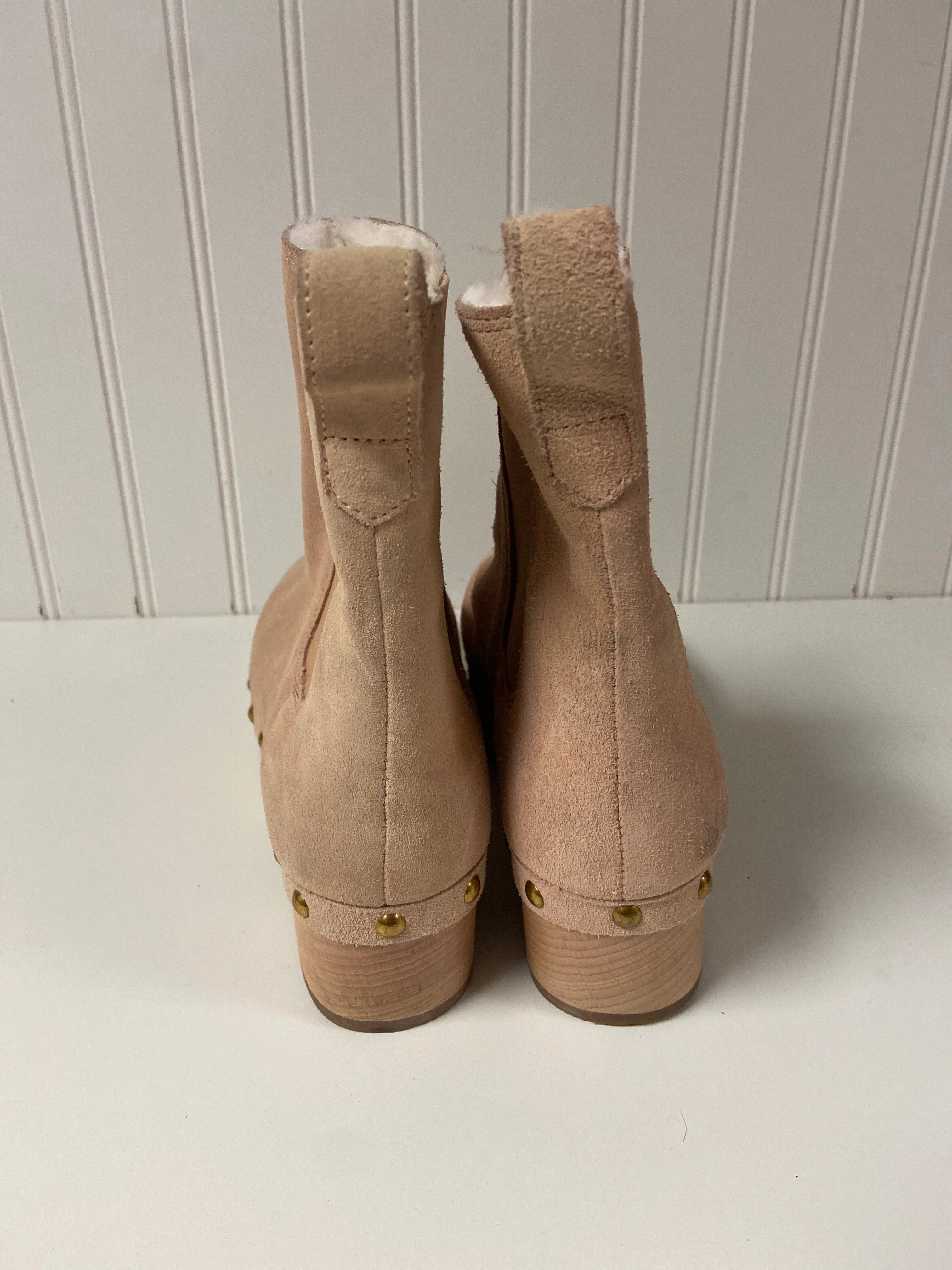 Boots Ankle Heels By J. Crew In Tan, Size: 7