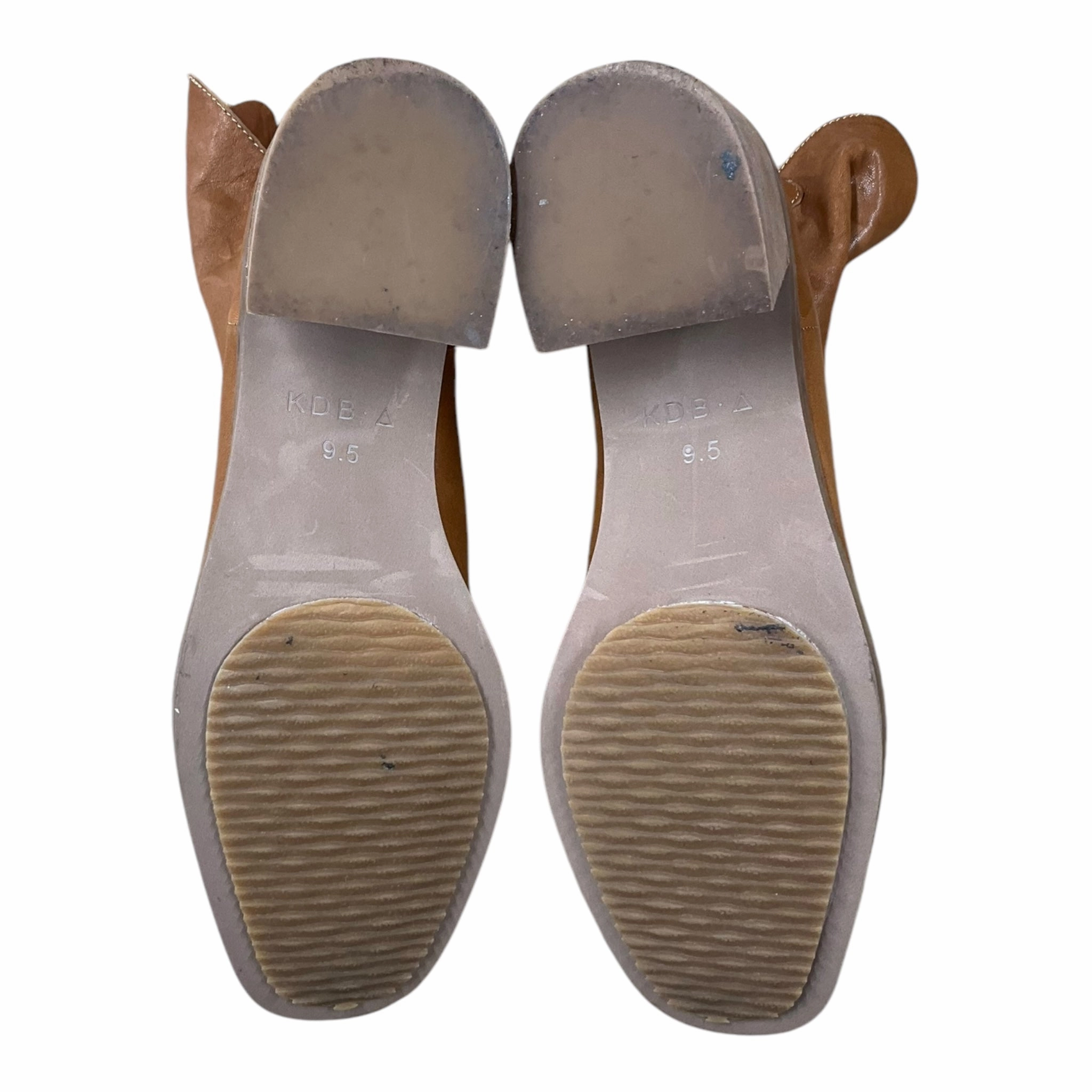 Boots Ankle Heels By Kelsi Dagger In Tan, Size: 9.5