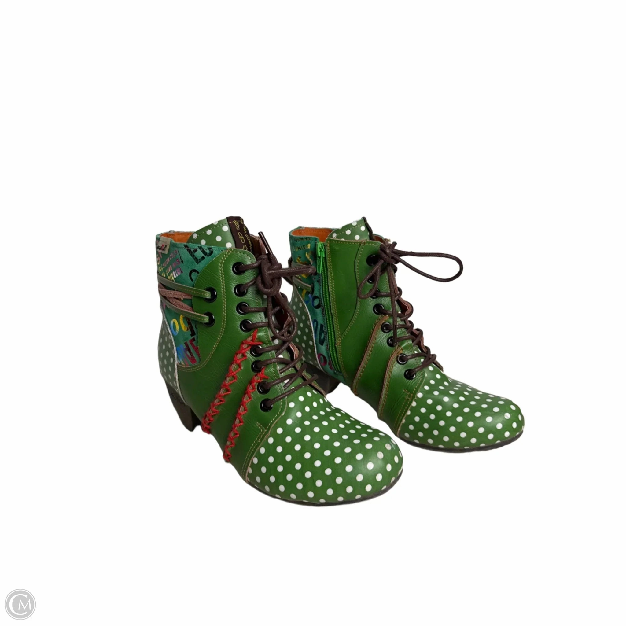 Boots Ankle Heels By THE TMA CO In Green, Size: 7