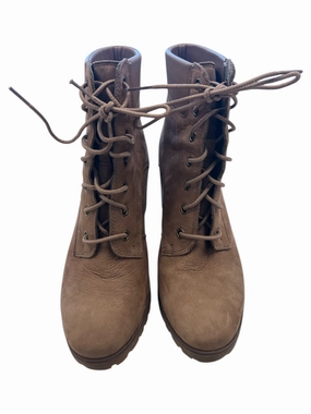 Boots Ankle Heels By Timberland In Brown, Size: 7