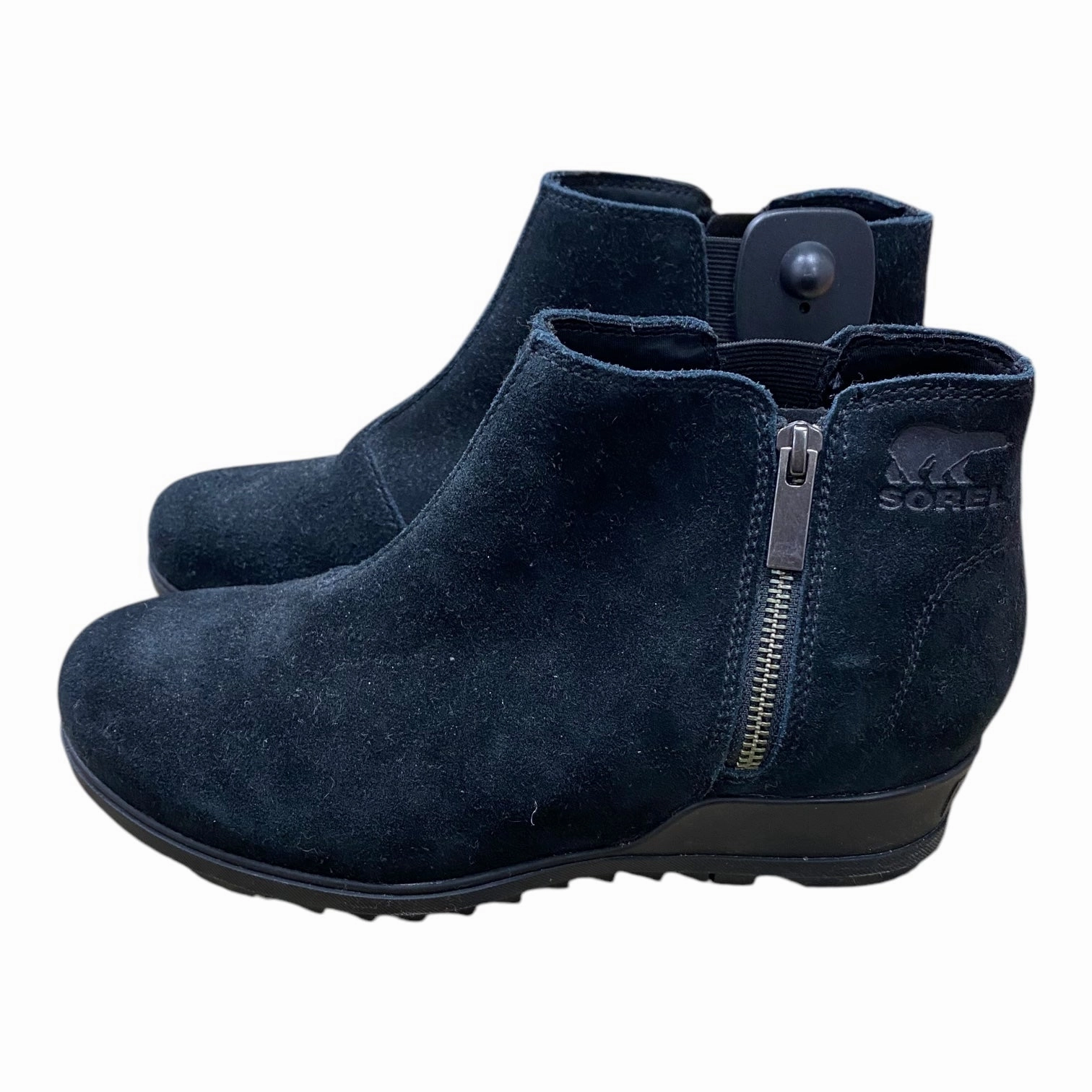 Boots Designer By Sorel In Black, Size:9