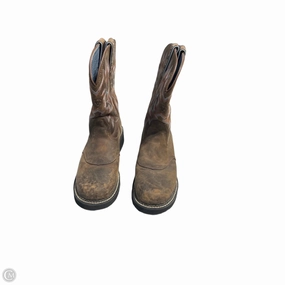 Boots Mid-calf Flats By Ariat In Brown, Size: 11