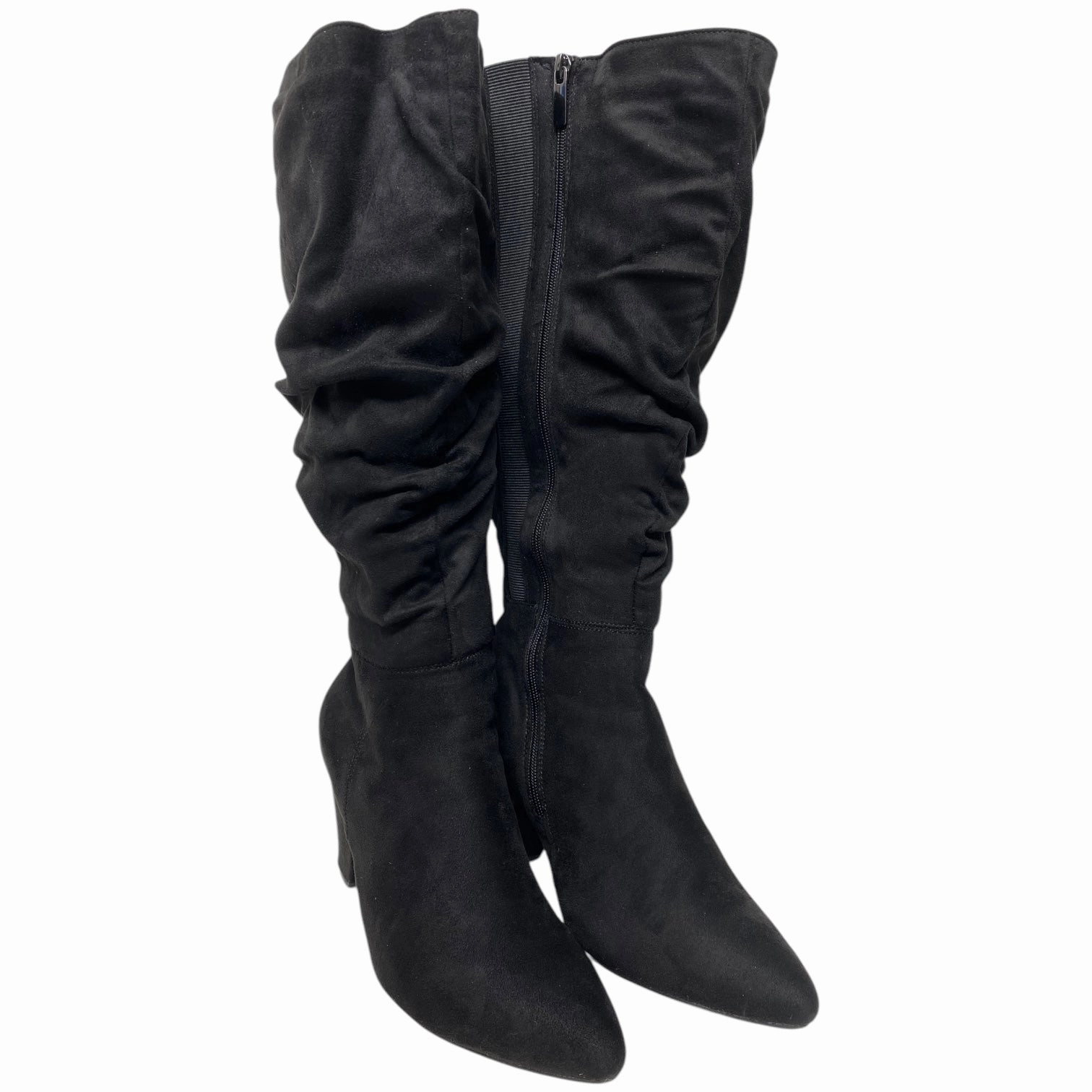 Boots Mid-calf Heels By Cloudwalkers In Black, Size: 9