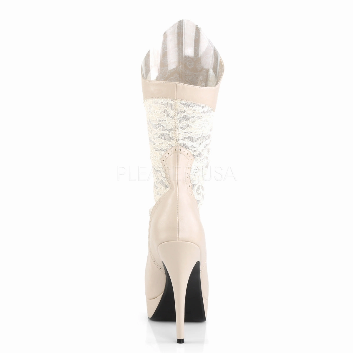 CHLOE-115  Cream Faux Leather