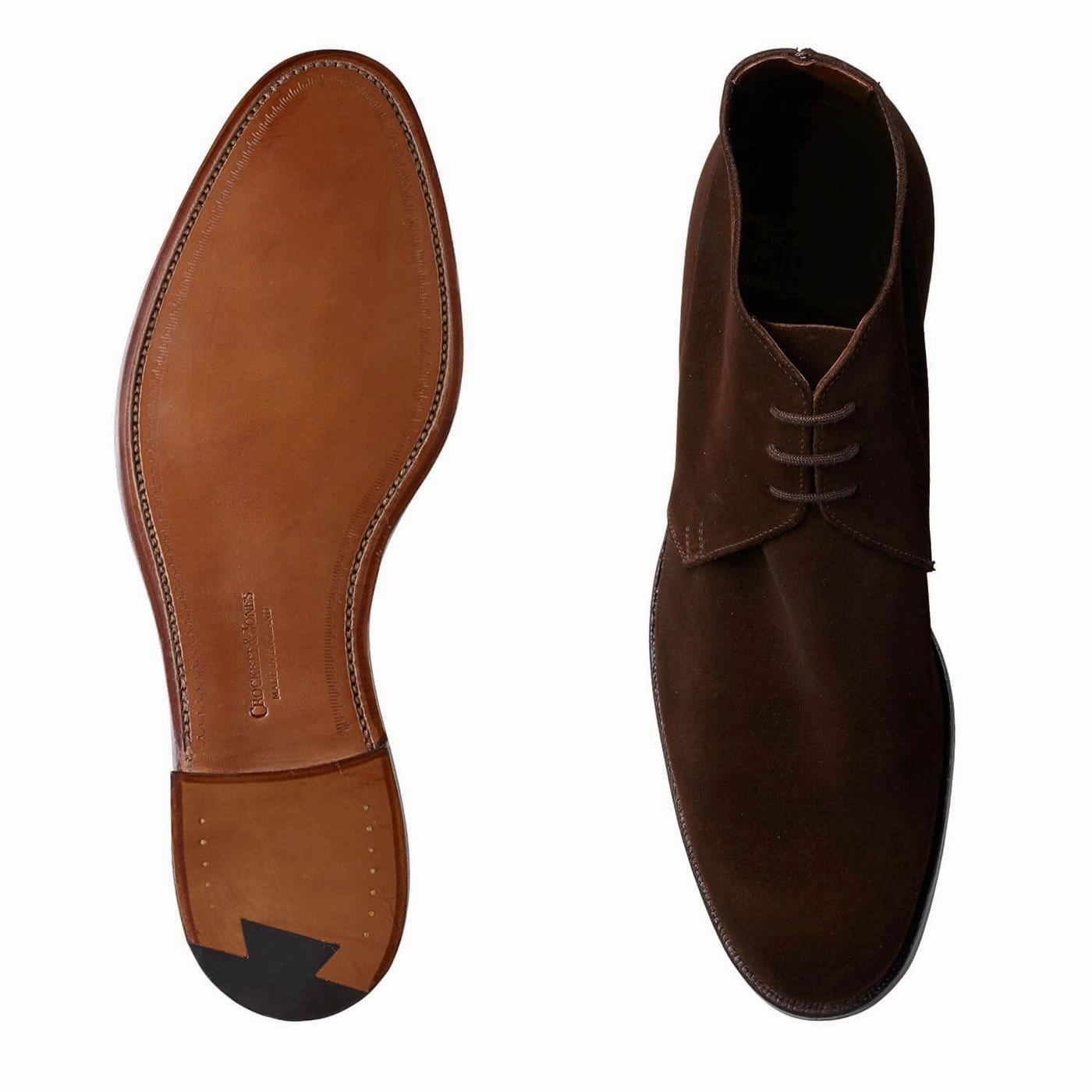 Chukka Dark Brown Suede