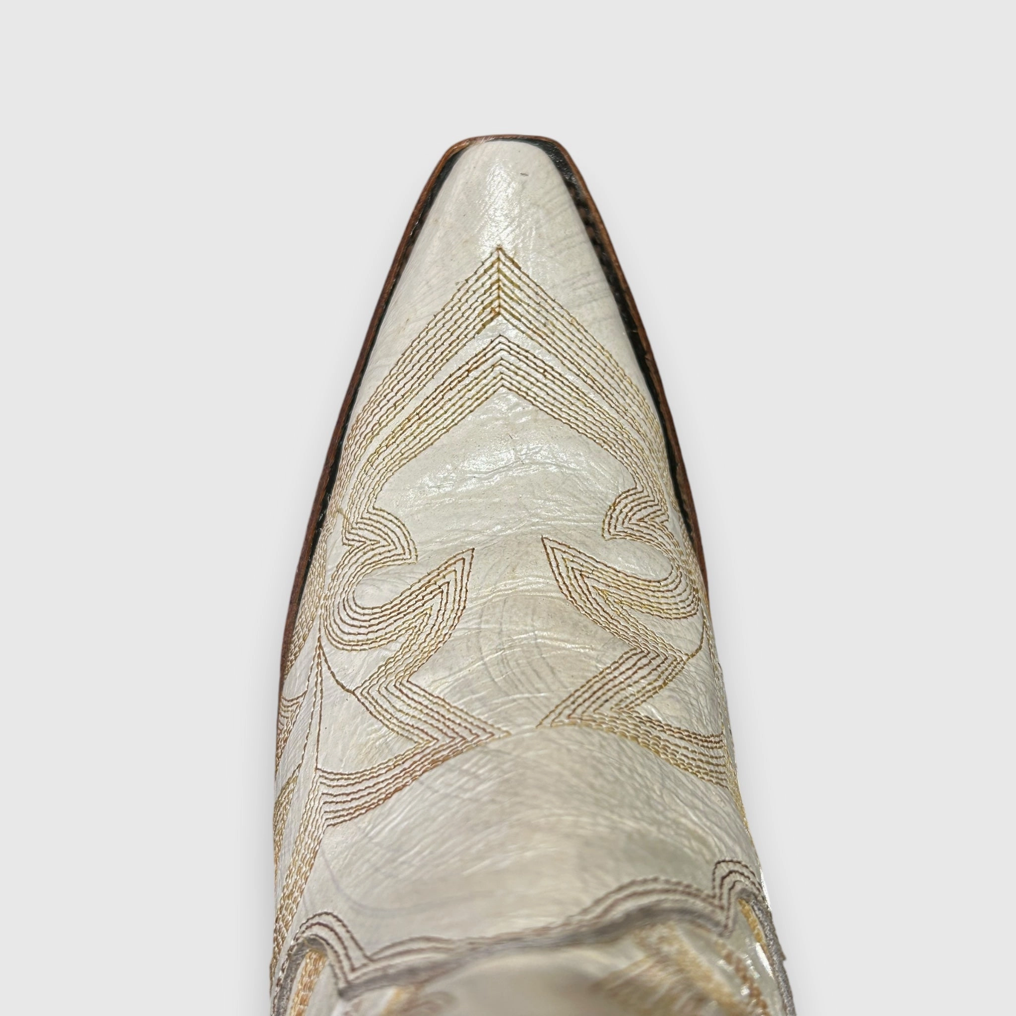 Circle G by Corral Ladies Western Ankle Boots in Pearl L5916