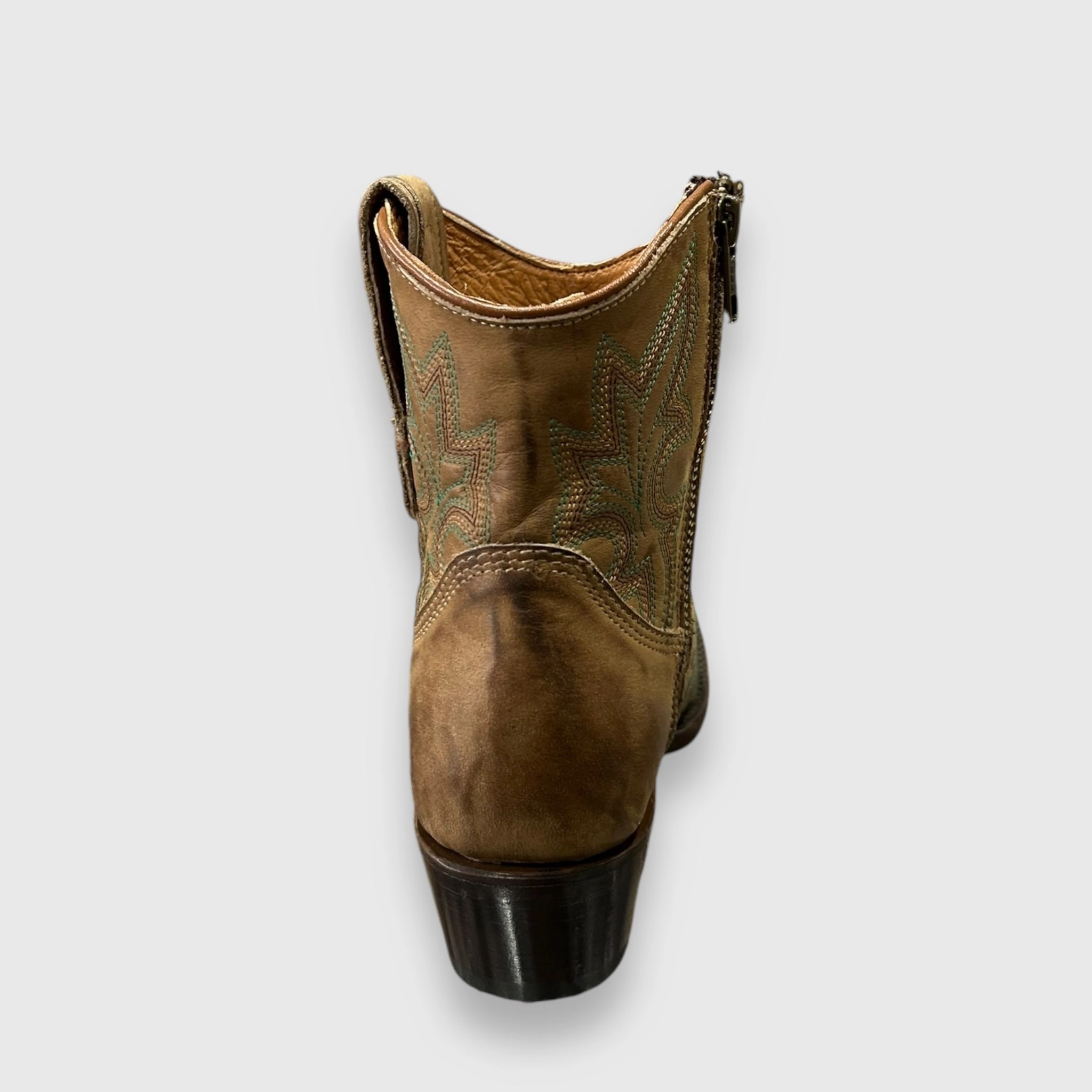 Circle G by Corral Ladies Western Ankle Boots in Tan Orix L5915