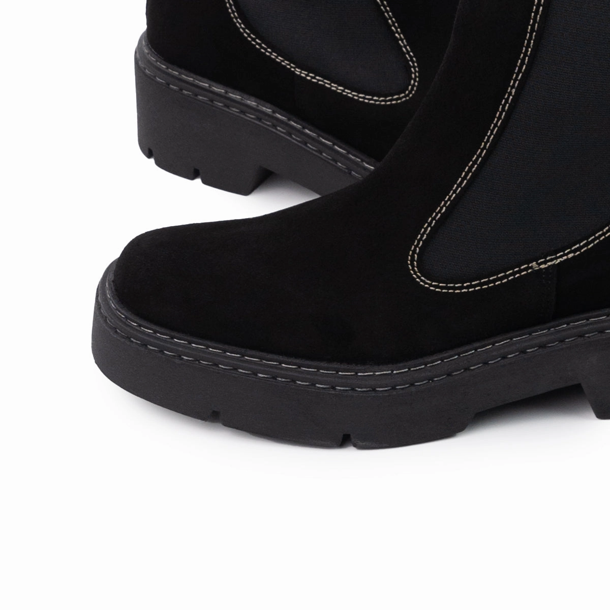 Columbus Black Suede
