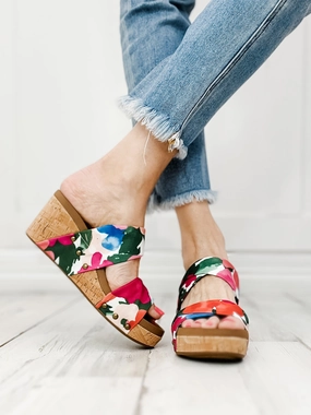 Corkys Stranded Wedges in Flowers