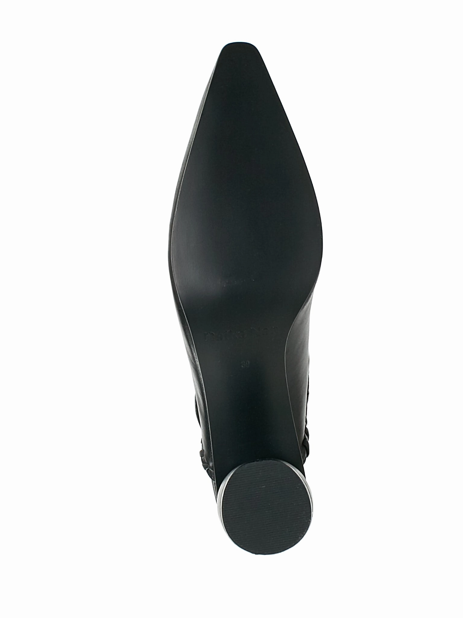 Curved Middle Slingback Heel (RK1-SH037-BLACK)