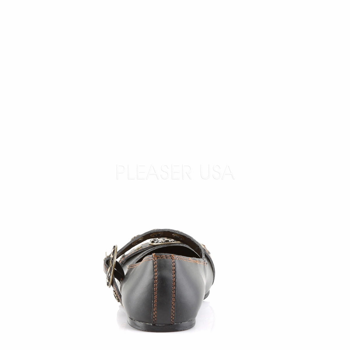 DAISY-09  Black Vegan Leather