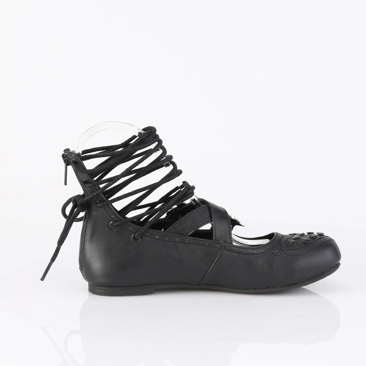 DAISY-11  Black Vegan Leather