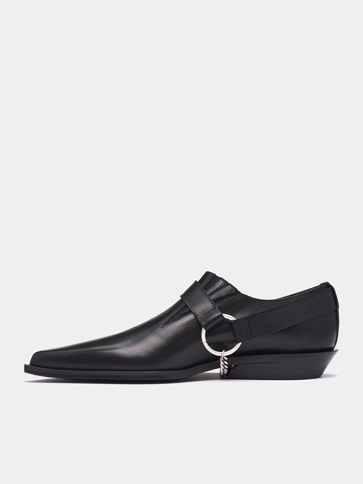 Danby Pointy Cowboy Boots (B0012914-LT164-BLACK)