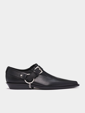Danby Pointy Cowboy Boots (B0012914-LT164-BLACK)