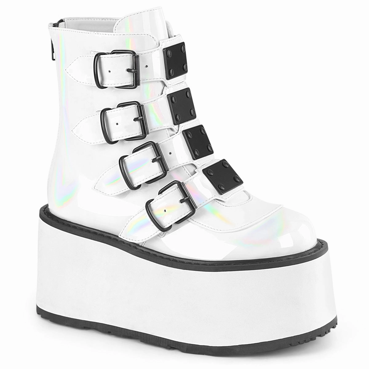 Demonia Damned-105-White-Size 7-Clearance