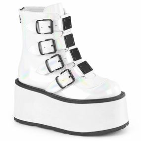 Demonia Damned-105-White-Size 7-Clearance