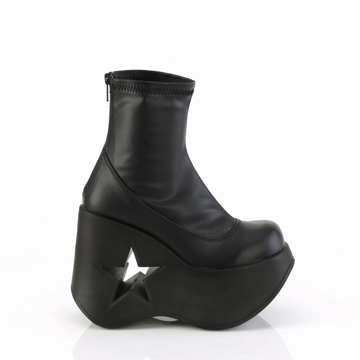 DYNAMITE-100  Black Stretch Vegan Leather
