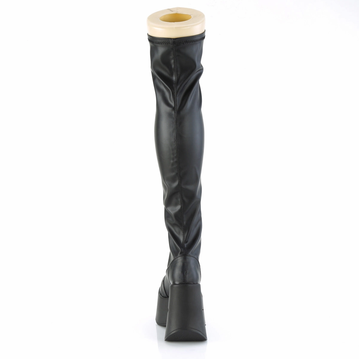 DYNAMITE-300  Black Stretch Vegan Leather