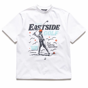 Eastside Golf Keep Shattering Expectations Tee - White