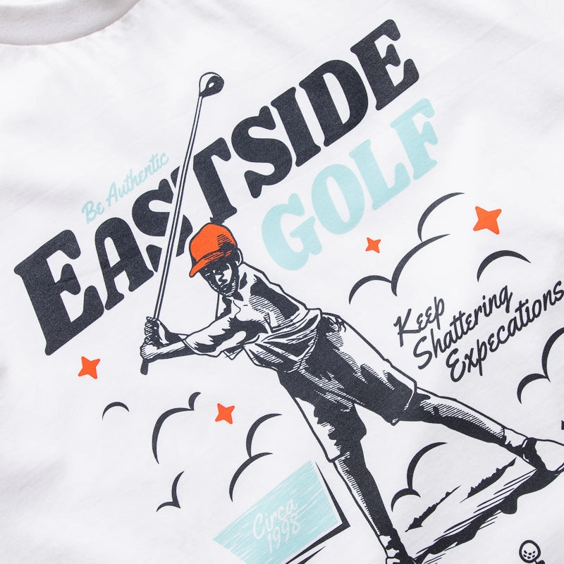 Eastside Golf Keep Shattering Expectations Tee - White