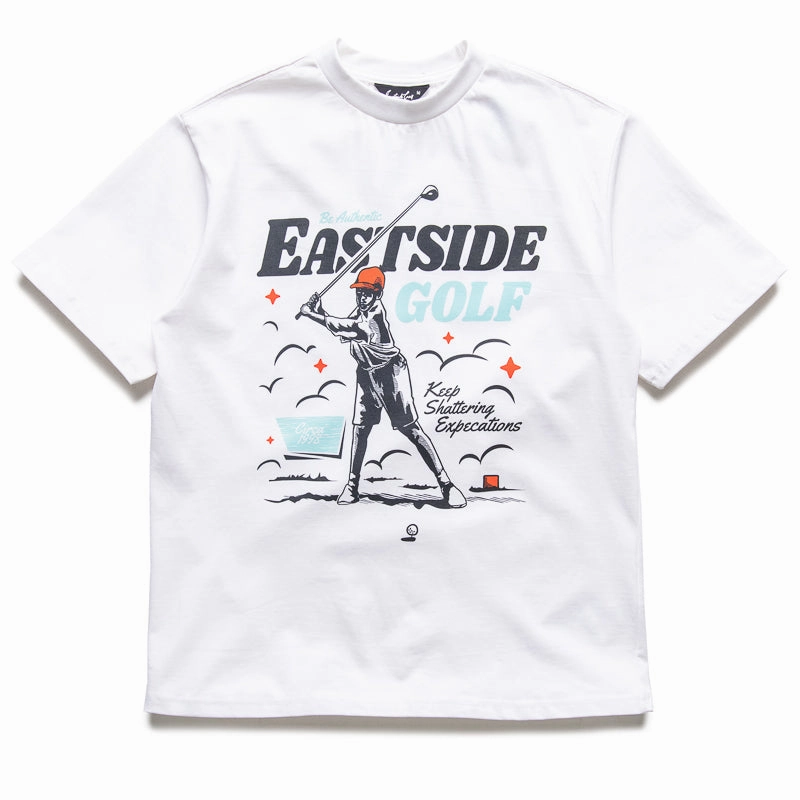 Eastside Golf Keep Shattering Expectations Tee - White