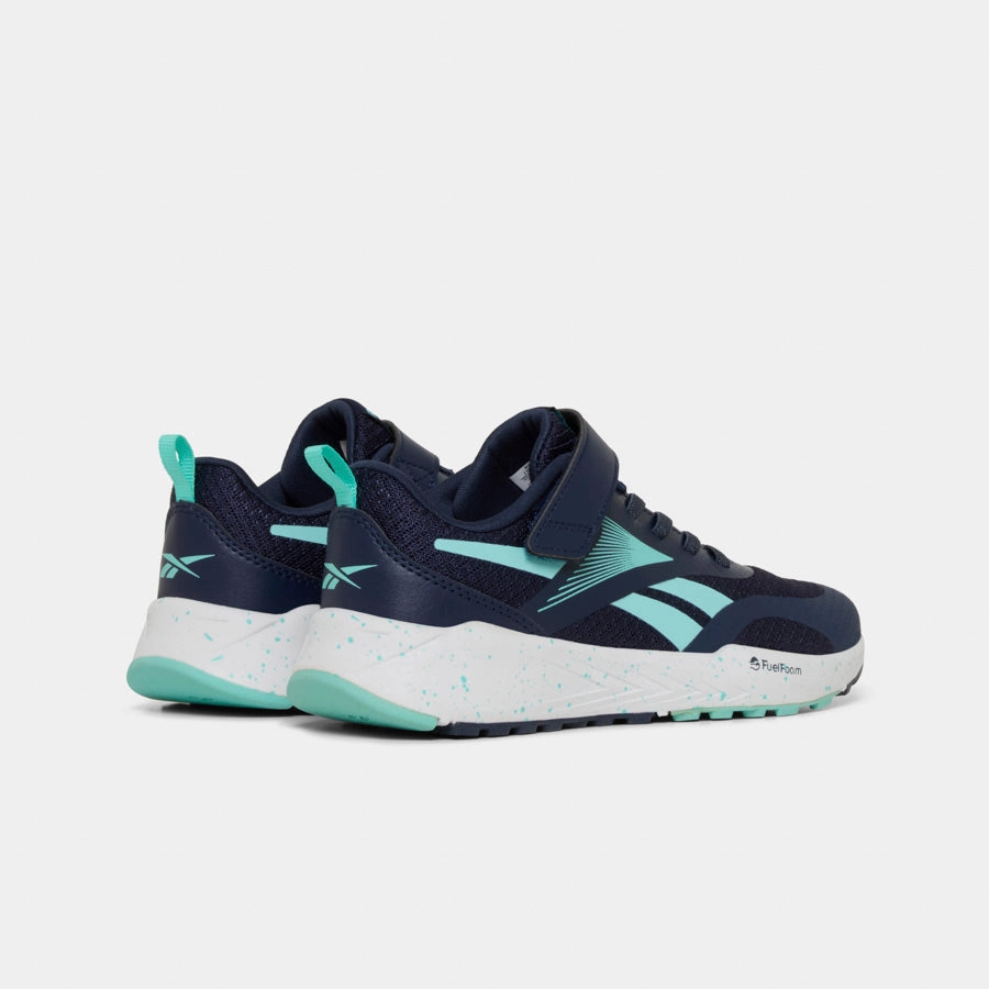 Energen Run Elastic L&t Strap Vectornavy/Alaqua/White