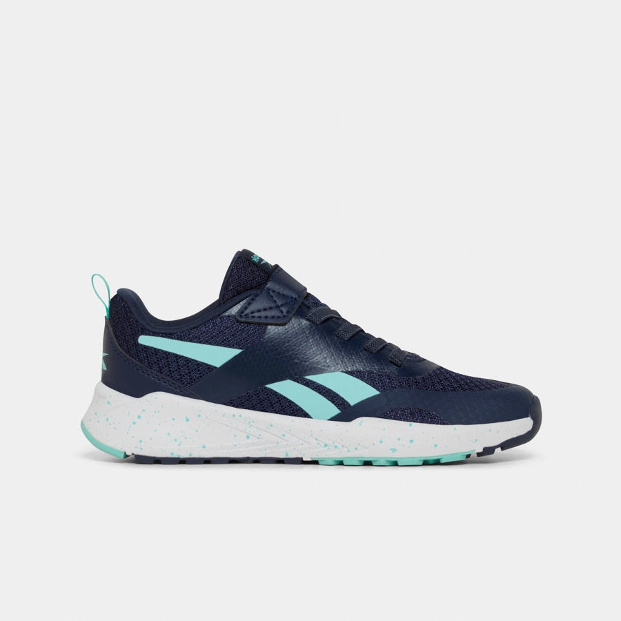 Energen Run Elastic L&t Strap Vectornavy/Alaqua/White