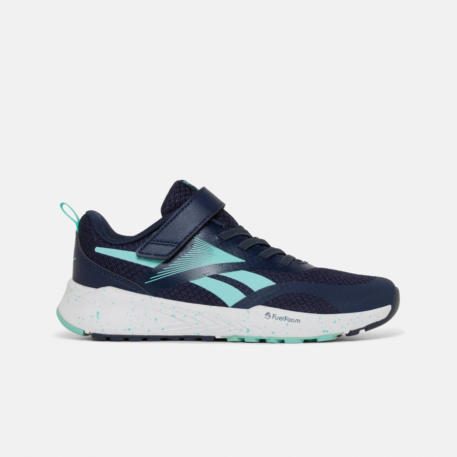 Energen Run Elastic L&t Strap Vectornavy/Alaqua/White