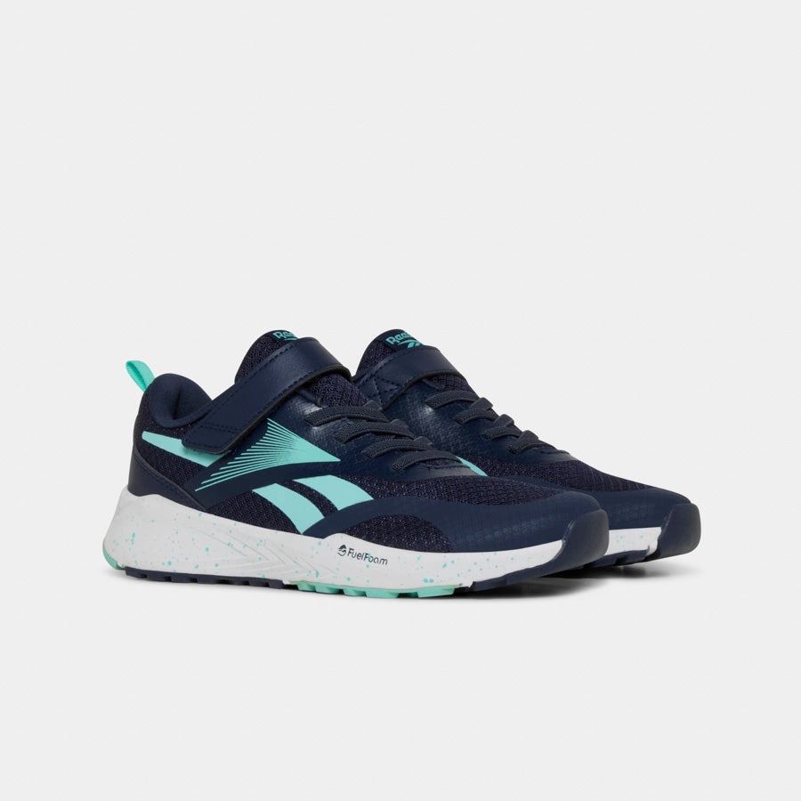 Energen Run Elastic L&t Strap Vectornavy/Alaqua/White