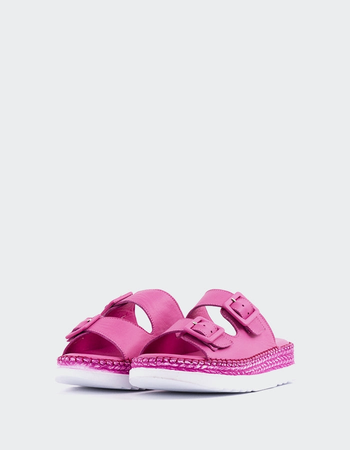 Fitzroy Fuchsia Leather